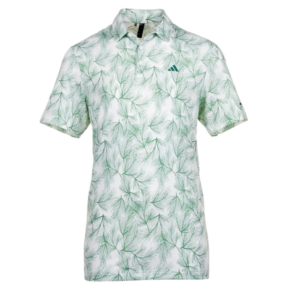 adidas Golf Ultimate365 Mesh Pine Print Shirt - Picture 4 of 15